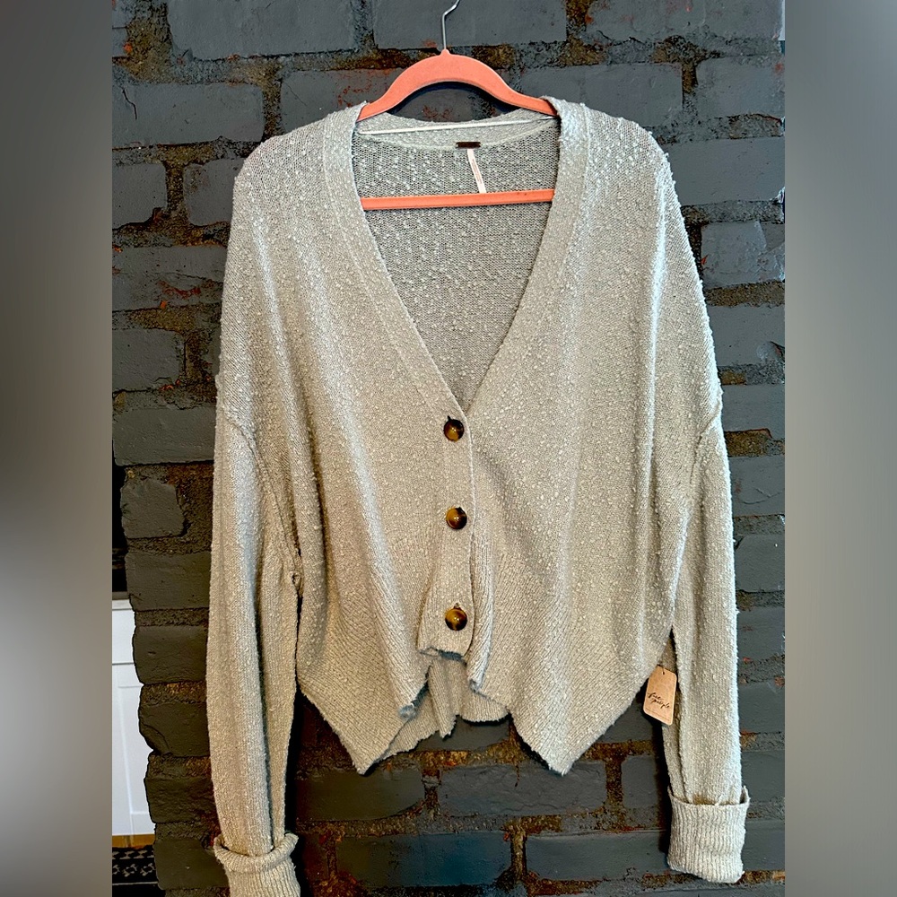 Free people oversized cardigan.